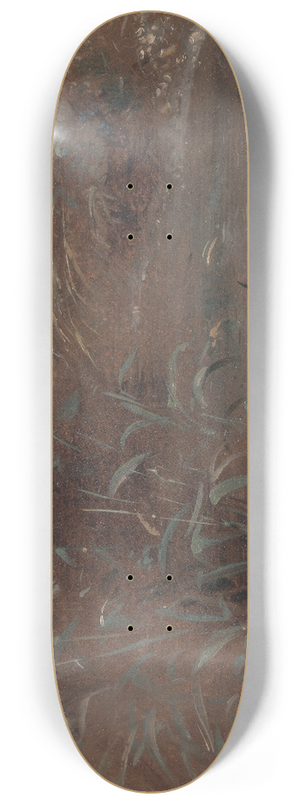 John Constable - Rushes by a pool 8.25 inch art skate deck