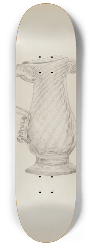 John Dana - Cream Pitcher 8.25 inch art skate deck
