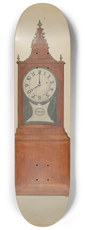 John Dieterich - Clock 8.25 inch art skate deck