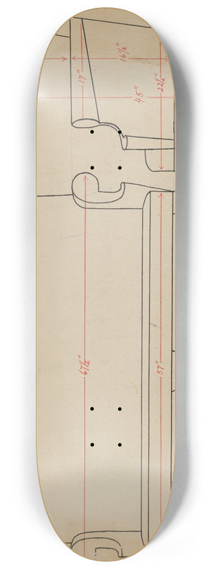 John Dieterich - Settee 8.25 inch art skate deck