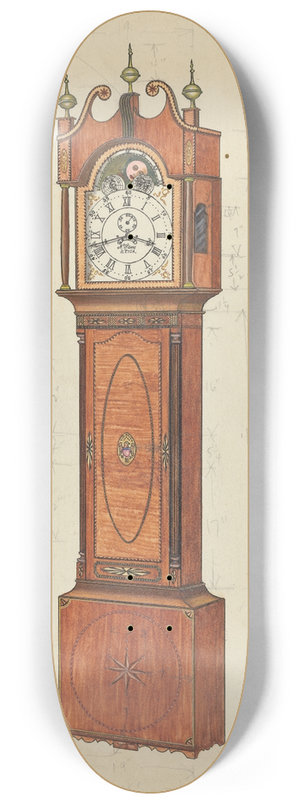 John Dieterich - Tall Clock 8.25 inch art skate deck