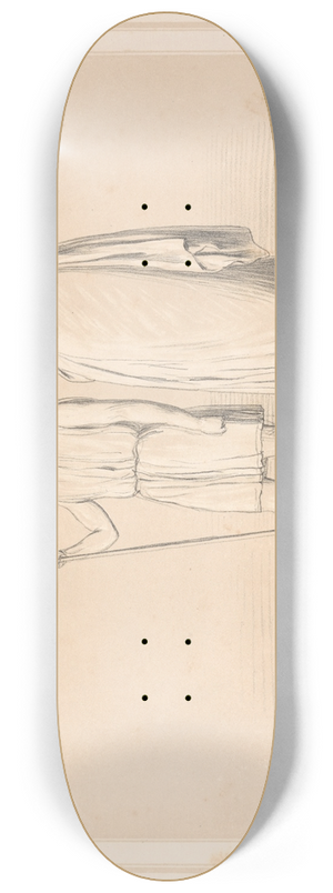 John Doyle - Telemachus and Mentor 8.25 inch art skate deck