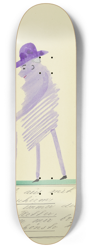 John Elsas - Geh ich aus mit dem Regenschirm  8.25 inch art skate deck