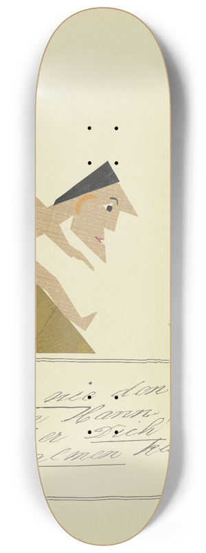 John Elsas - Reize nie den grossen Mann  8.25 inch art skate deck