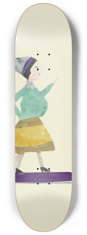 John Elsas - Untitled 8.25 inch art skate deck