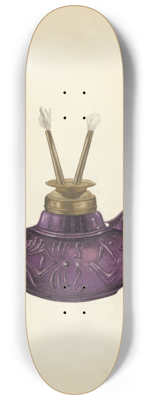 John Fisk - Lamp 8.25 inch art skate deck