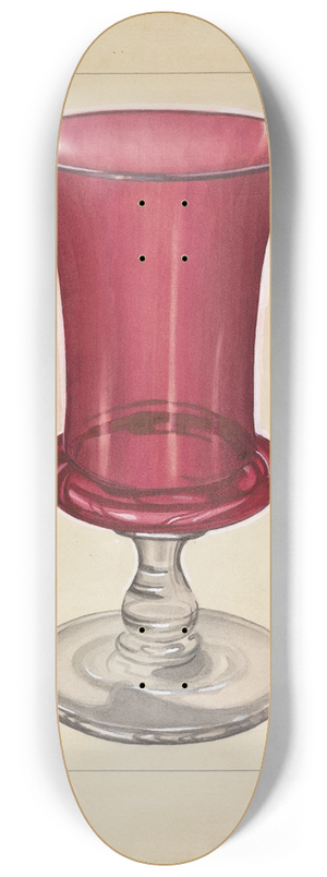 John Fisk - Vase 8.25 inch art skate deck