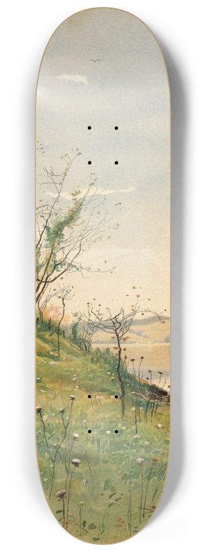 John Francis Murphy - Spring landscape 8.25 inch art skate deck