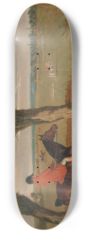 John Frederick Herring Snr. - The Suffolk Hunt; Full Cry 8.25 inch art skate deck