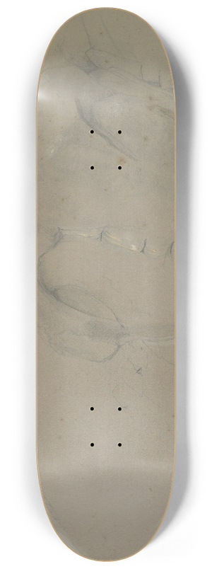John Frederick Lewis - On Mount Sinai 8.25 inch art skate deck