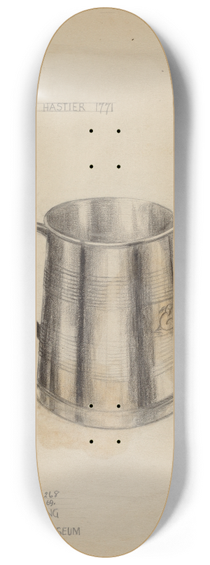 John Garay - Silver Mug 8.25 inch art skate deck