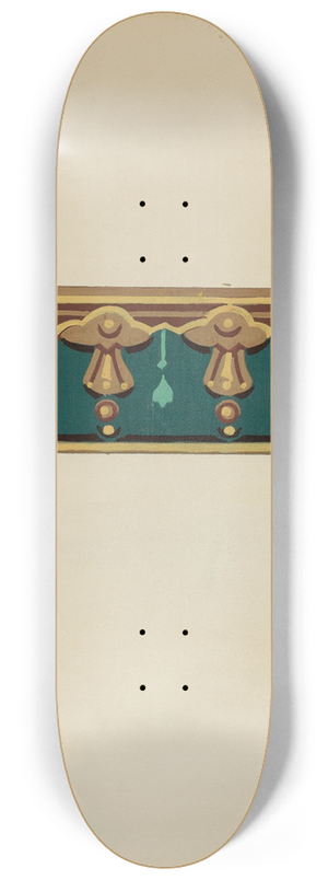 John Garay - Wall Paper Border 8.25 inch art skate deck