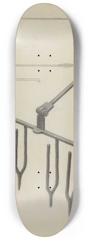 John Garay - Wrought Iron Toaster 8.25 inch art skate deck