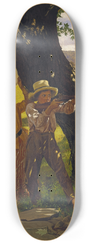 John George Brown - A Sure Shot 8.25 inch art skate deck