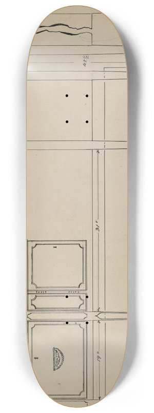 J.F. Rust - Sideboard 8.25 inch art skate deck