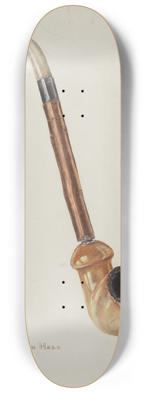 John Hall - Pipe 8.25 inch art skate deck