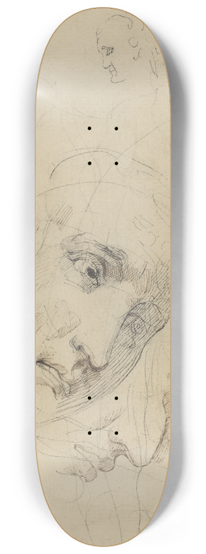 John Hamilton Mortimer - Figure Studies 8.25 inch art skate deck