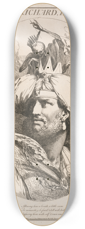 John Hamilton Mortimer - Richard II, Act III, Scene II 8.25 inch art skate deck