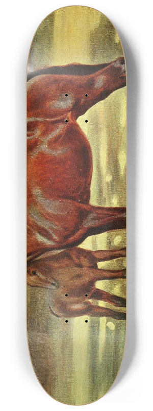 John Hanson Walker Jr. - Perdita With Persimmon 8.25 inch art skate deck