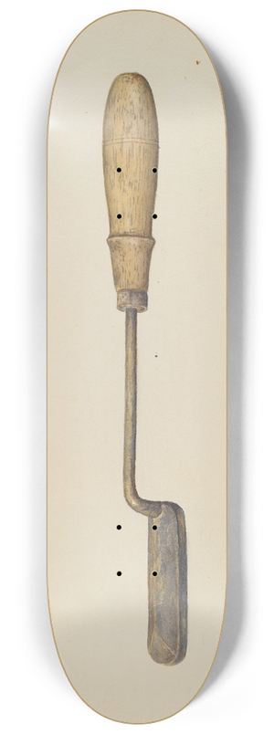 John Lang - Plaster Iron 8.25 inch art skate deck