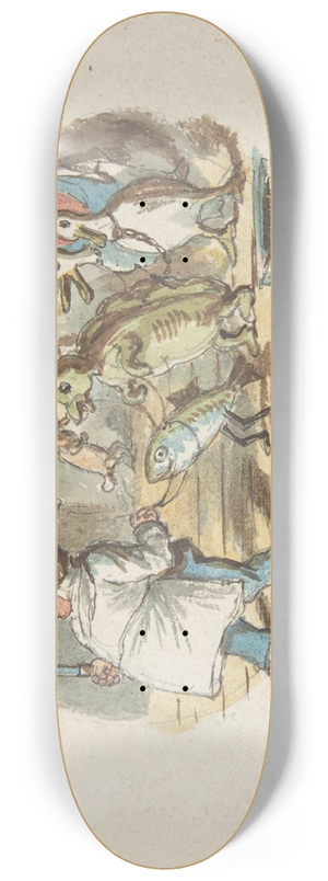 John Leech - Kitchen Staff 8.25 inch art skate deck