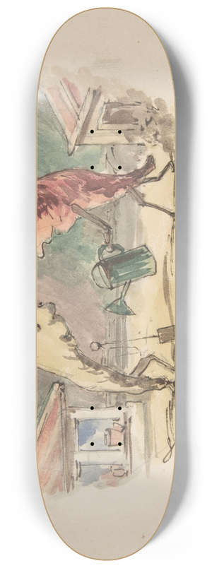 John Leech - Vegetarian Odd Fellows 8.25 inch art skate deck