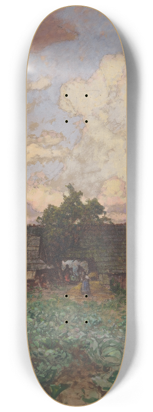 Jindich Tomec - Bauernhof in Schlesien 8.25 inch art skate deck
