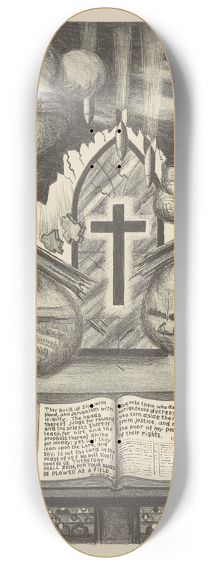 John MacWhirter - Judgement 8.25 inch art skate deck