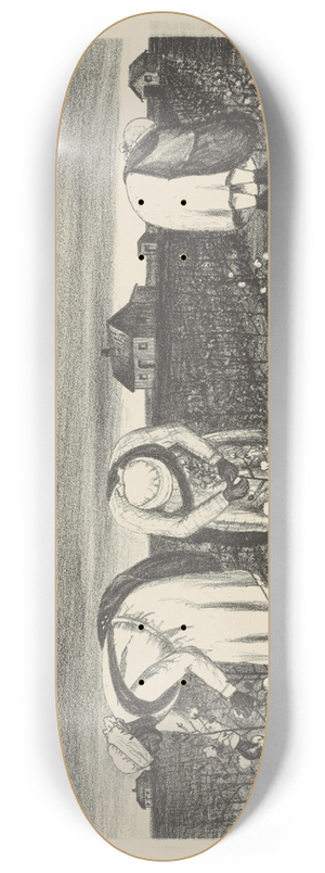 John MacWhirter - Southern Cottonpickers 8.25 inch art skate deck