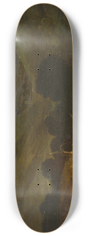 John Martin - Landscape with a Castle 8.25 inch art skate deck