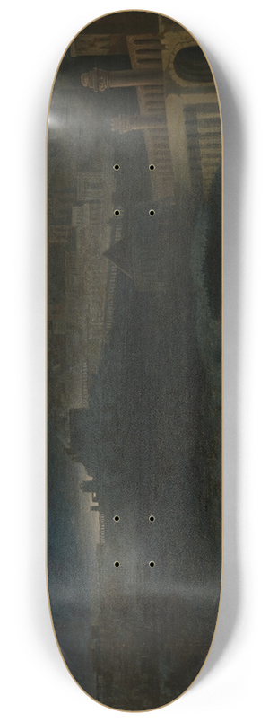 John Martin - Repentance ofNineveh 8.25 inch art skate deck