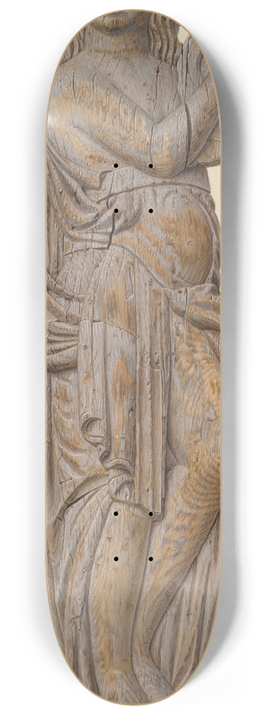 John Matulis - Circus Wagon Figure  Muse 8.25 inch art skate deck