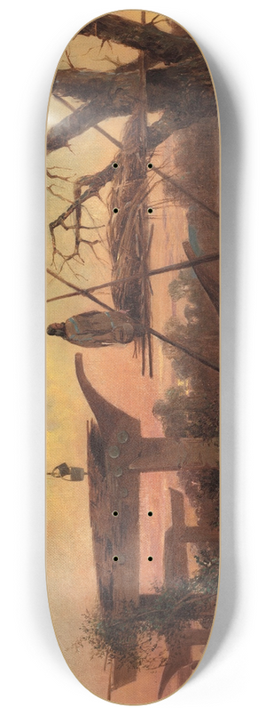 John Mix Stanley - Chinook Burial Grounds 8.25 inch art skate deck