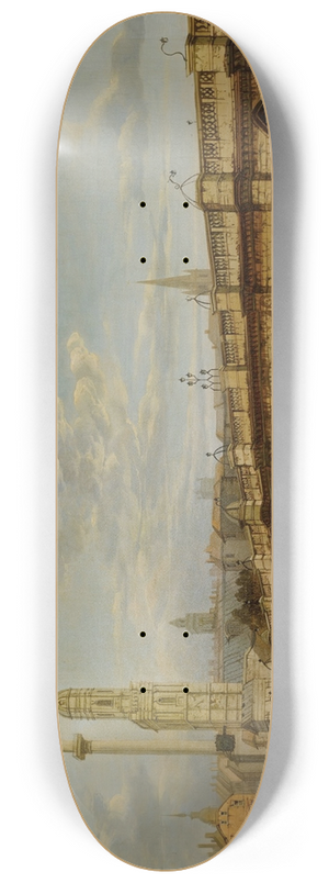 John Paul - View of Blackfriars Bridge 8.25 inch art skate deck