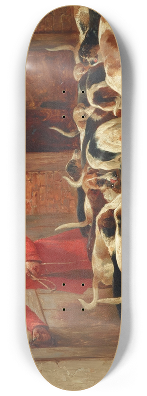 John Sargeant Noble - Beagles before the Hunt 8.25 inch art skate deck
