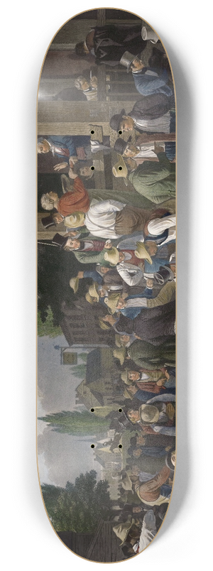 John Sartain - County Election 8.25 inch art skate deck