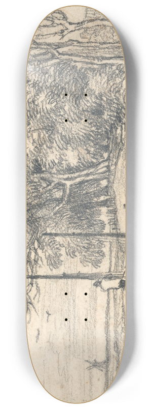 John Sell Cotman - The Norfolk Broads 8.25 inch art skate deck
