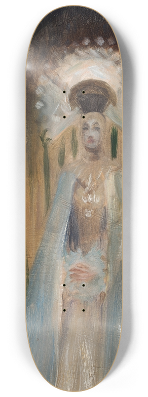 John Singer Sargent - A Spanish Madonna 8.25 inch art skate deck