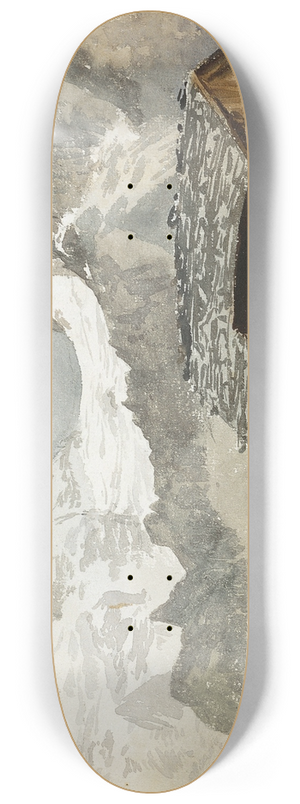 John Singer Sargent - Chalets, Breithorn, Mrren 8.25 inch art skate deck