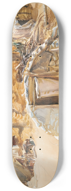 John Singer Sargent - Dugout 8.25 inch art skate deck
