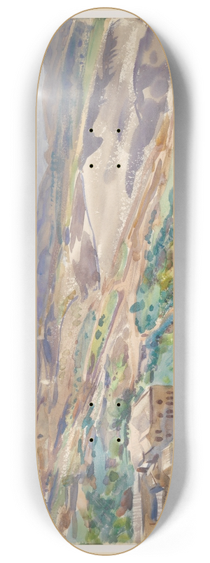 John Singer Sargent - In Sicily 8.25 inch art skate deck