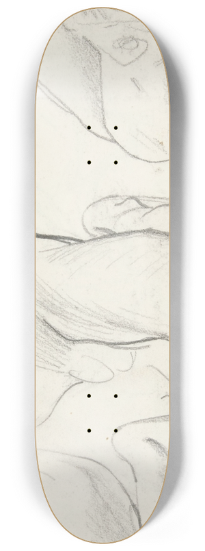 John Singer Sargent - KneelingFigures 8.25 inch art skate deck