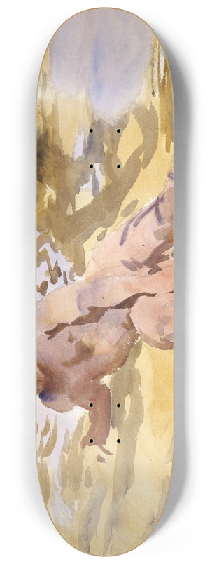 John Singer Sargent - Man on Beach, Florida 8.25 inch art skate deck