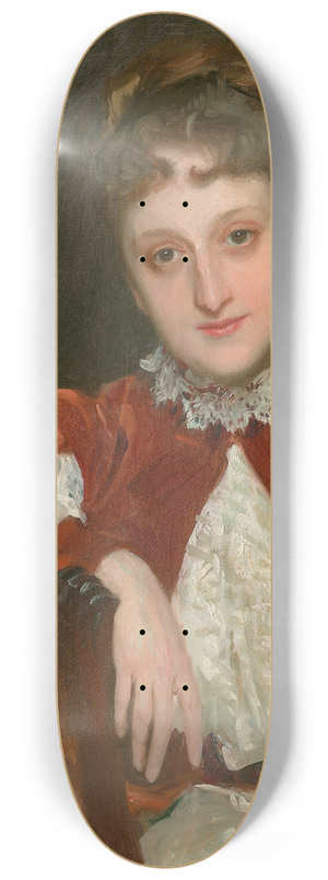 John Singer Sargent - Mrs. Charles Deering (Marion Denison Whipple) 8.25 inch art skate deck