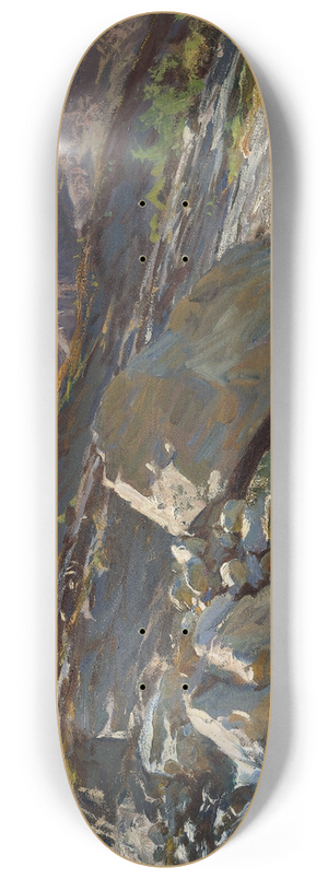 John Singer Sargent - Simplon Pass 8.25 inch art skate deck