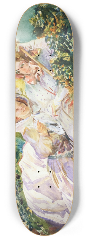 John Singer Sargent - Simplon Pass; The Tease 8.25 inch art skate deck