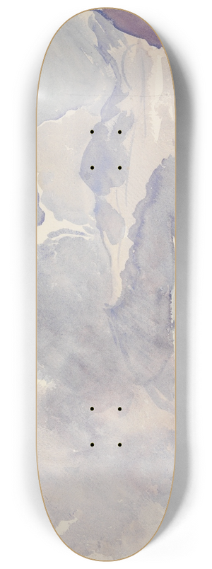 John Singer Sargent - Sky and Mountains 8.25 inch art skate deck