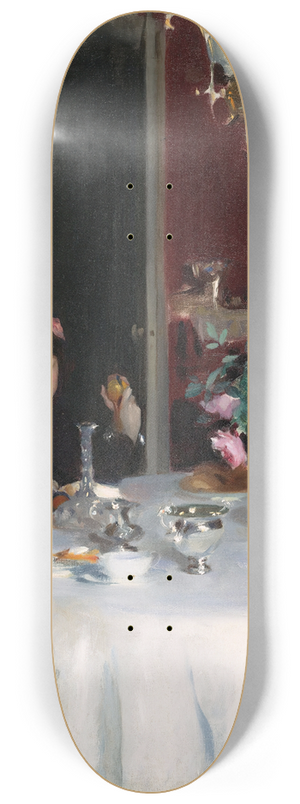 John Singer Sargent - The Breakfast Table 8.25 inch art skate deck