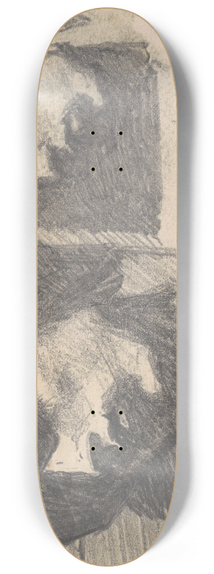 John Singer Sargent - Two Heads 8.25 inch art skate deck