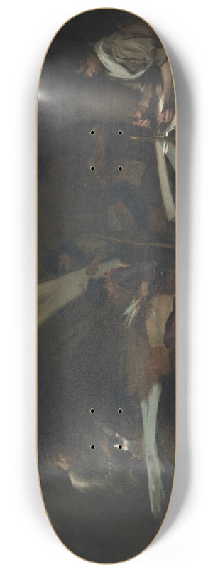 John Singer Sargent - Venetian Glass Workers 8.25 inch art skate deck